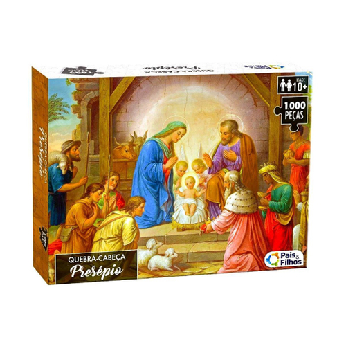 Quebra Cabeça MDF - Presépio de Natal - Ícones Católicos, Jogos, Velas,  Tábuas e Presentes