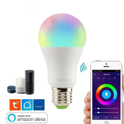Lâmpada Smart Intelbras Inteligente Com Alexa Wi-fi 9w rgb Menor preço em Lâmpada Smart Intelbras Inteligente Com Alexa Wi-fi 9w rgb