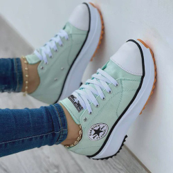 Menor preço em Tenis All Star Plataforma Tratorado Feminino Lançamento Novidade Envio Imediato