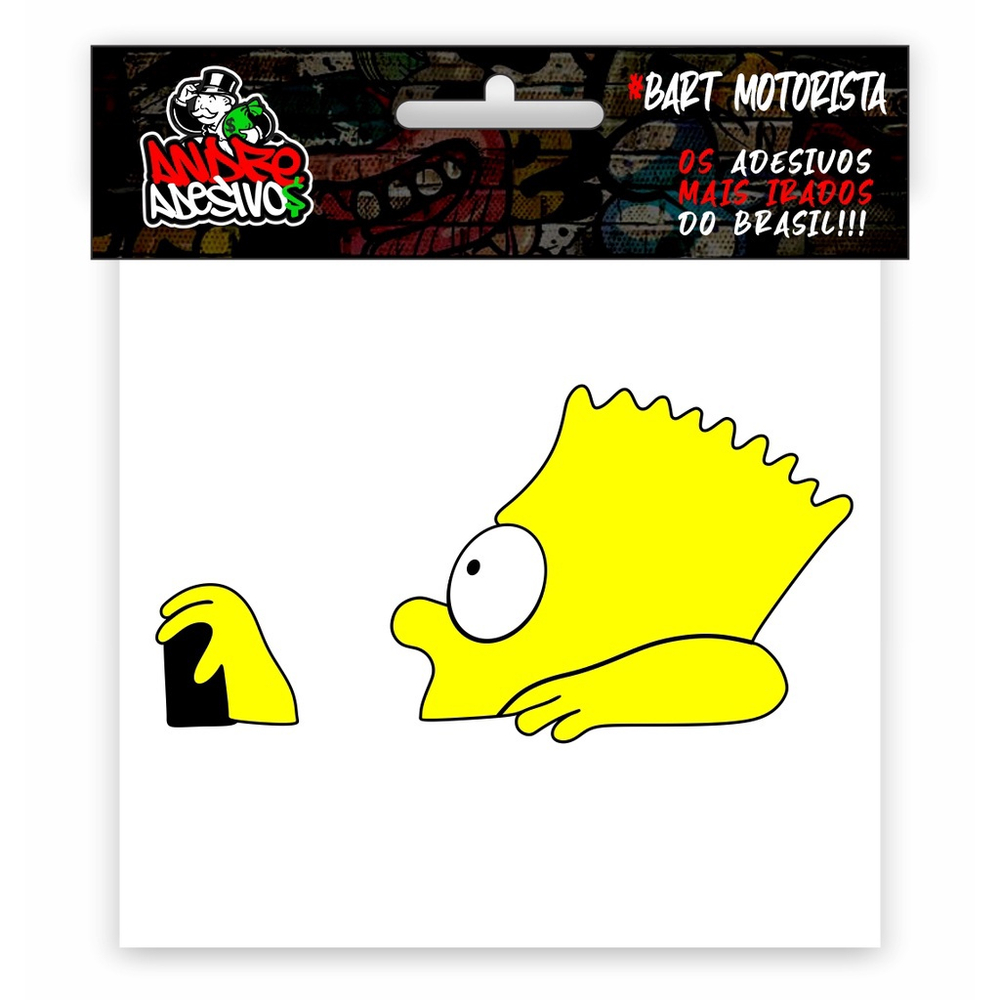 Desenho do bart simpson triste