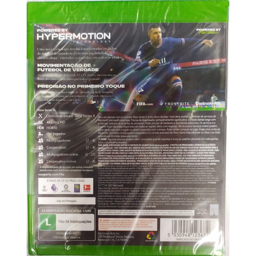 FIFA 22 para Xbox Series X Electronic Arts - Jogos de Esporte - Magazine  Luiza