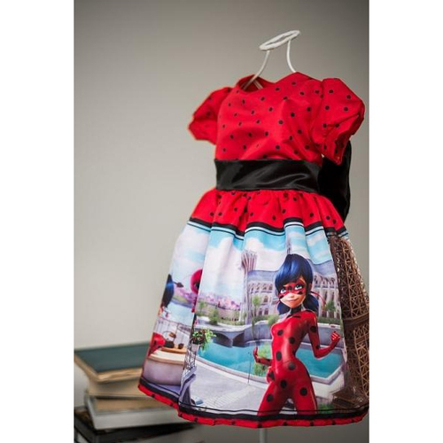 Vestido ladybug 2024 lojas americanas