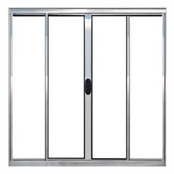 Janela de Alumínio Brilhante Vitro de Correr 4 Folhas Sem Grade cmc Modular - 1,00(L) X 1,00(A) Menor preço em Janela de Alumínio Brilhante Vitro de Correr 4 Folhas Sem Grade cmc Modular - 1,00(L) X 1,00(A)