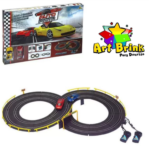 Pista de Carros Racing Wire com Carros