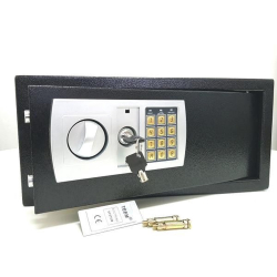Cofre Eletrônico Digital em Aço 43EDA Grande para Notebook Preto Menor preço em Cofre Eletrônico Digital em Aço 43EDA Grande para Notebook Preto