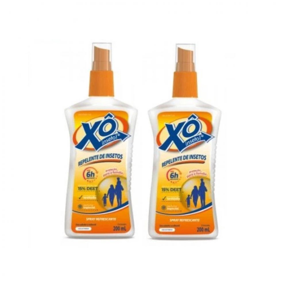 Kit 2 Repelentes Spray Xo Inseto Cimed 200ml | Submarino