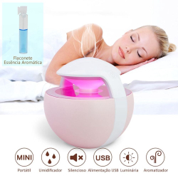 Umidificador de Ar Ultrassônico Night Elf Rosa 450ml c/ Flaconete de essência 2,5ml / Aromatizador / Luminária c/ 7 C é boa?
