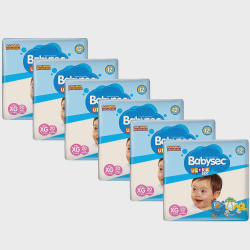 Kit 6 fralda babysec galinha pintadinha jumbo xg / 20 = 120 un é boa?