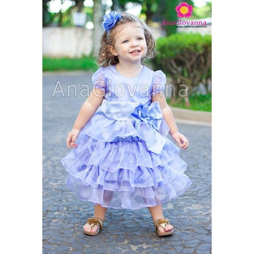 Vestido Infantil Princesinha Sofia