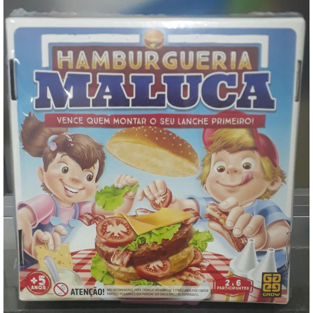 Jogo de Tabuleiro - Hamburgueria Maluca - Grow