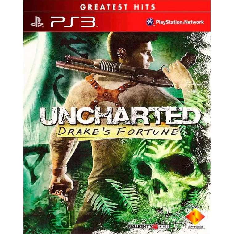 Jogo Uncharted 3 - Ps3 - Mídia Física - Capa Raríssima