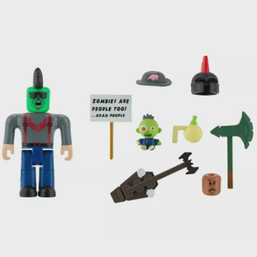 Boneco Roblox Avatar Shop - Pack Figura Punks + Cód Virtual