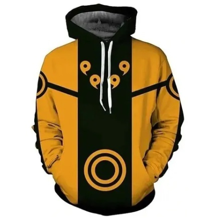 Japão Anime Naruto0 Akatsuki Nuvem Vermelha 3D Imprimir Hoodie