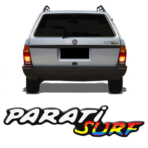 Par De Adesivos Emblema Super Surf Saveiro Parati Gol 03/08