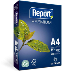 Papel Sulfite A4 75g Resma Com 500 Folhas Premium Report Suzano é boa?