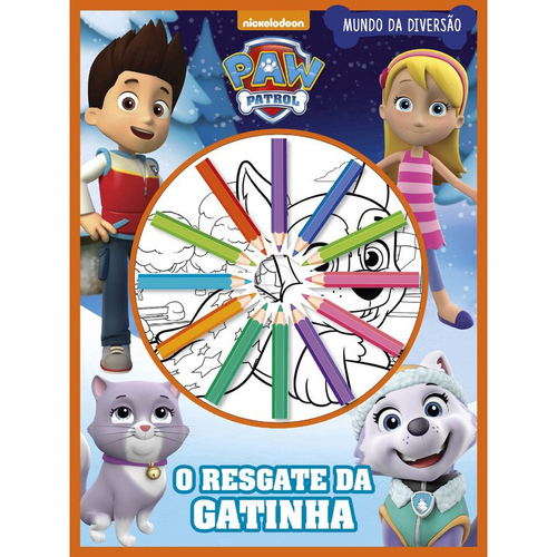 Livro - Patrulha Canina Mega Desenhos para Colorir no Shoptime