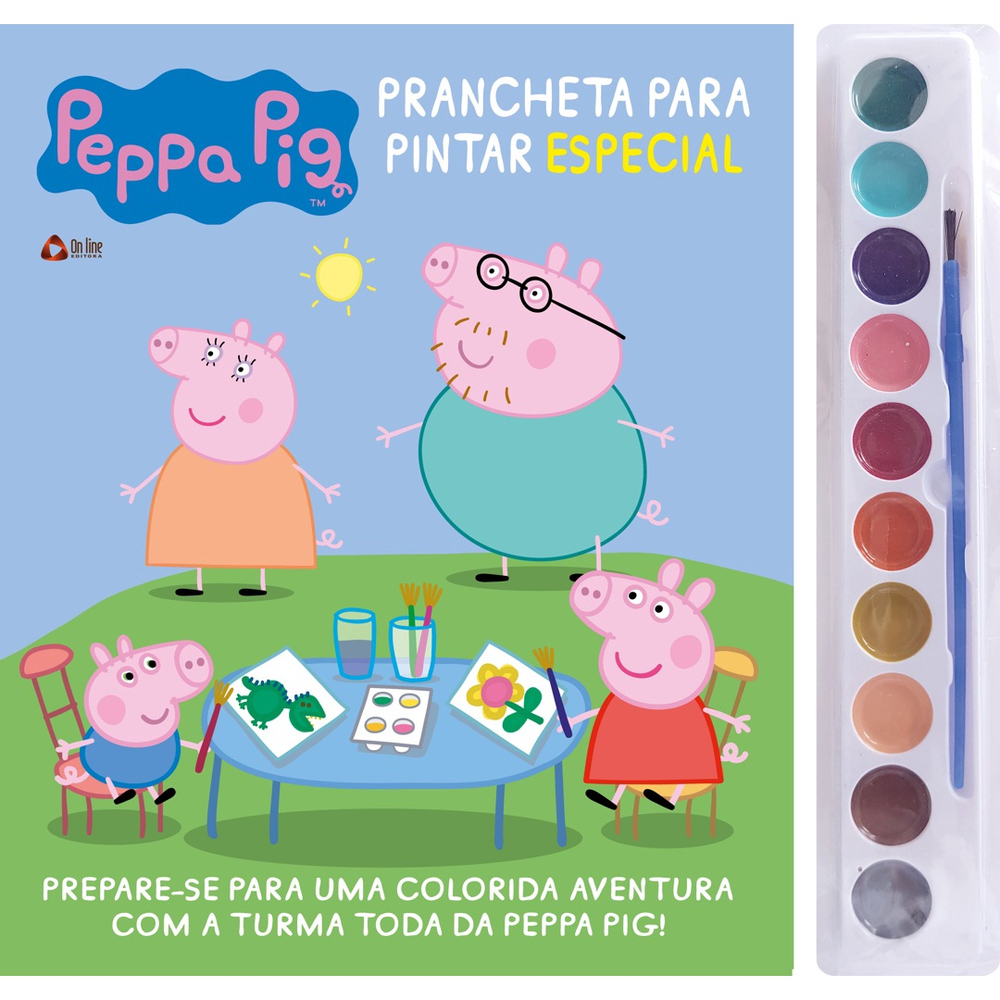 Livro Infantil Peppa Pig - Colorir Especial + Brinde