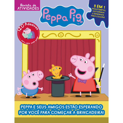 Peppa Pig - Revista desenhos para colorir: É aniversário da Peppa