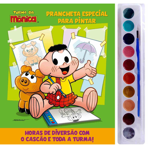 Livro - Turma Da Mônica - Livro para pintar - Cascão em Promoção na  Americanas