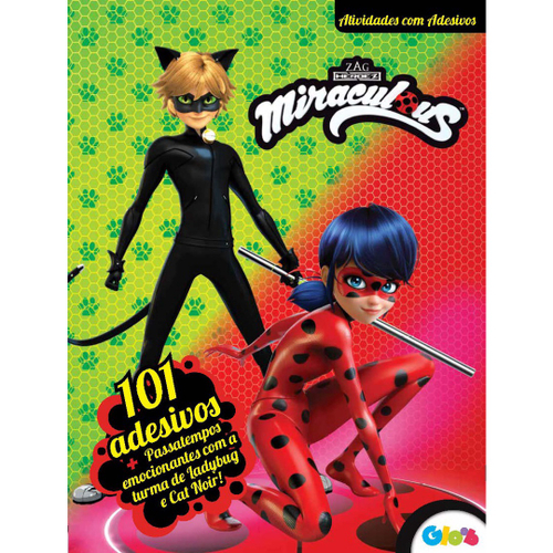 Livro - Ladybug - Prancheta para colorir - Vol. 2: Venha se aventurar em  mais uma incrível missão com Ladybug e Cat Noir! no Shoptime