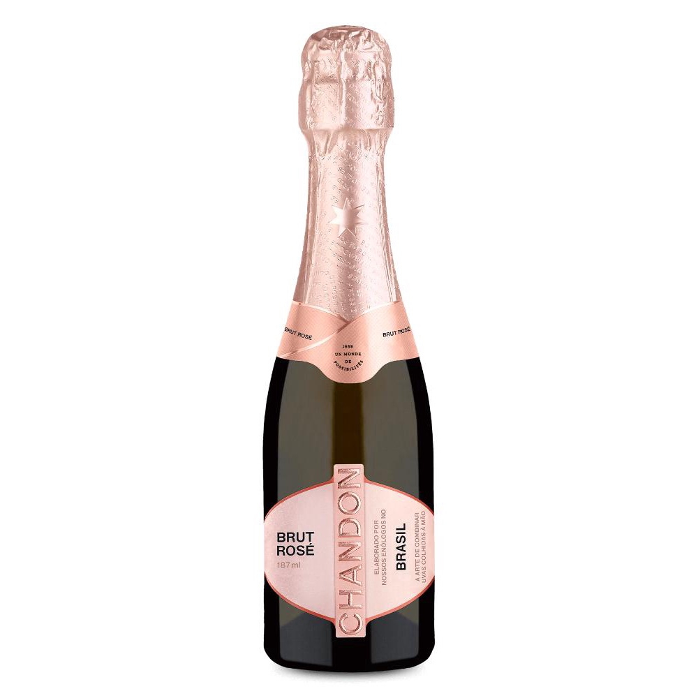 Espumante Chandon Rosé Brut Baby 187ml No Shoptime