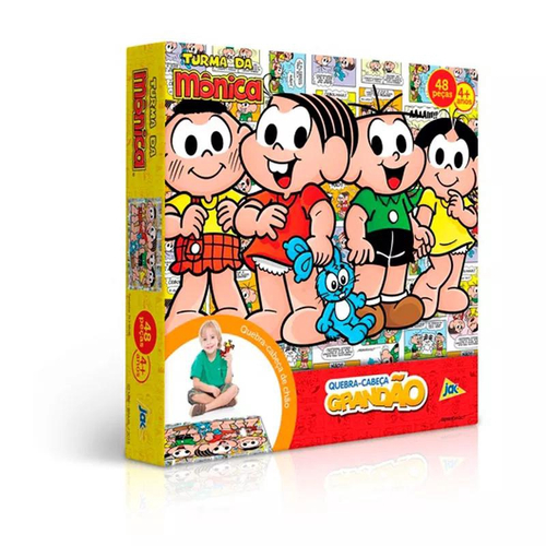 Turma da Mônica - Quebra-cabeça Grandão - 48 peças - Toyster Brinquedos :  : Brinquedos e Jogos