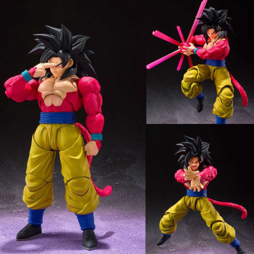 Bandai espíritos shf dragon ball gt super saiyan 4 filho goku kawaii anime  figura modelo dos desenhos animados figura de ação crianças brinquedos  colecionáveis - AliExpress