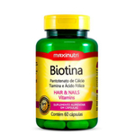 Biotina Plus Firmeza & Crescimento Maxinutri 60 Caps