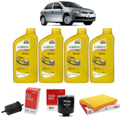 Kit De Filtros Óleo Lubrax 15w40 Vw Gol Voyage G4 G5 1.0 Menor preço em Kit De Filtros Óleo Lubrax 15w40 Vw Gol Voyage G4 G5 1.0