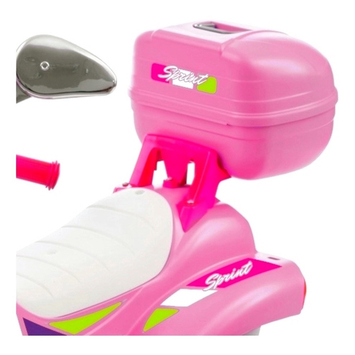 Moto Elétrica Infantil Som E Luz Sprint Turbo 12v Criança Suporta Até 35 Kg  Grande Rosa Biemme em Promoção na Americanas