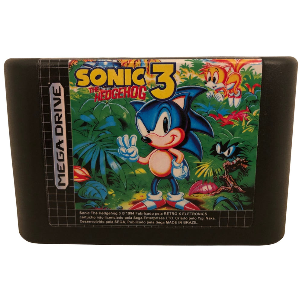 SONIC THE HEDGEHOG CLASSIC HEROES CARTUCHO FITA PARA MEGA DRIVE