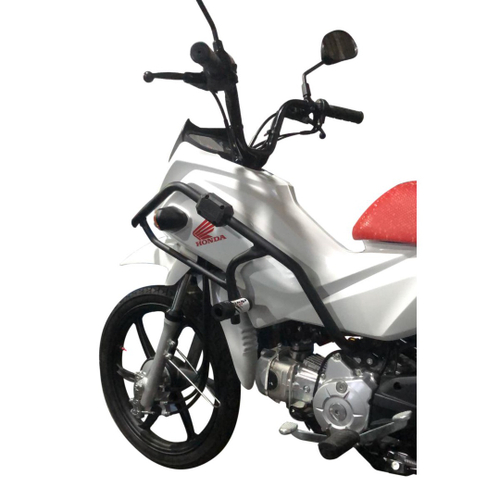 Protetor Motor Carenagem Wheeling Grau Honda pop 110 110i preto - Escorrega  o Preço