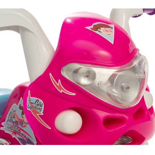 Moto Eletrica Infantil Meninas Gp Raptor Super Girl 6v em Promoção na  Americanas