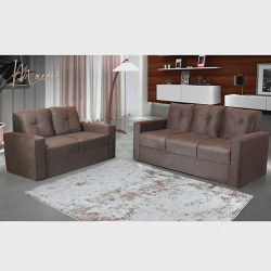 Conjunto de Sofá 2 e 3 Lugares MamFlex Maceió em Suede Veludo é boa?
