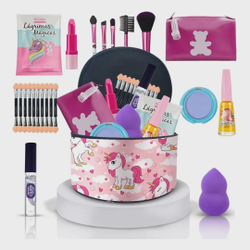 Maleta Infantil + Kit maquiagens e itens de beleza BZ41 Menor preço em Maleta Infantil + Kit maquiagens e itens de beleza BZ41