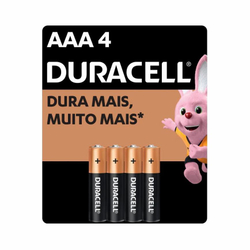 Pilha Duracell Alcalina aaa Palito 1,5V Cartela com 4 Und é boa?