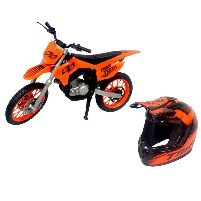 Moto de Brinquedo Motocross 28cm Moto de Trilha Infantil