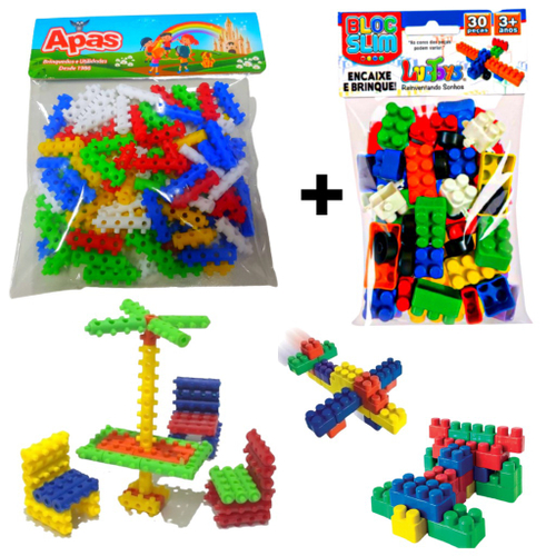 Kit Multiblocos - 1000 Peças - Pecinhas Para Montar - Lego em