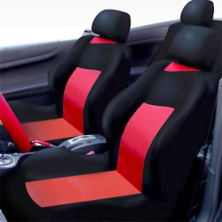 Menor preço em Jogo de capas para bancos automotivos Tuning Vermelho / para carro / em nylon / mlm Capas Automotiva
