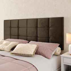 Cabeceira Cama Box Casal 1,40 Suspensa Bia Suede - Marrom - rpm Móveis é boa?