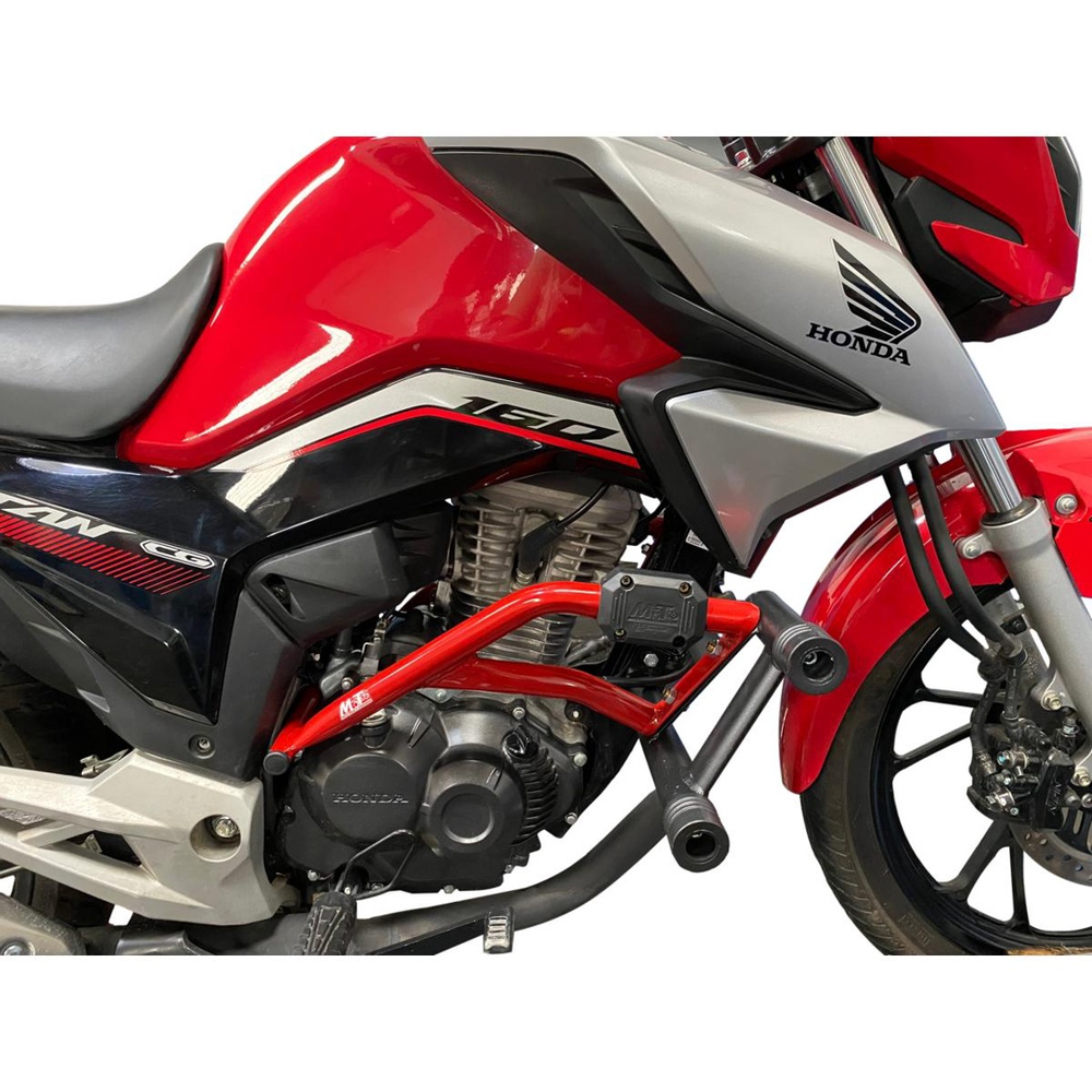 Protetor de Carenagem e Motor Moto Cg 160 Fan 160 ano 2022 2023 em diante  Mata Cachorro Honda em Promoção na Americanas