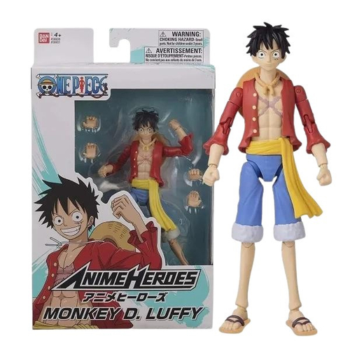 Boneco Bandai Anime Heroes One Piece - Monkey D. Luffy