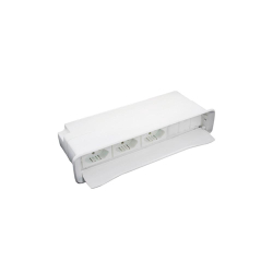 Caixa Embutir Mesa Móveis Com 03 Tomada 20a New Slim Branca Menor preço em Caixa Embutir Mesa Móveis Com 03 Tomada 20a New Slim Branca