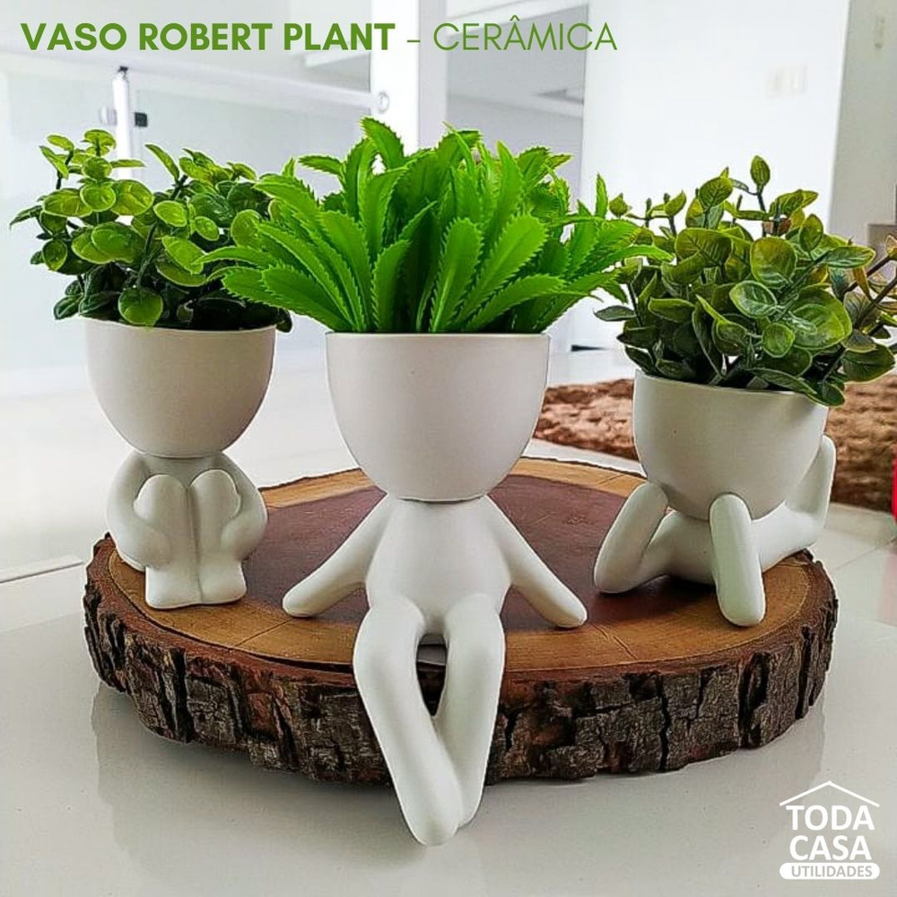 Vaso Grande Bob Sentado Branco