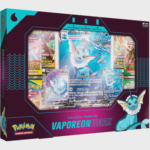 Box Pokémon - Evoluções Eevee-gx - Vaporeon-gx - Copag em Promoção na  Americanas