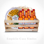 Kit 6 Cervejas de Budweiser Com Mix de Amendoins Qualidade Empório Casa Simões