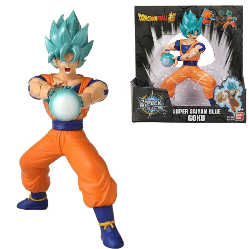 Boneco Dragon Ball Goku Ssj Blue Azul Z Super Dragonball Figura