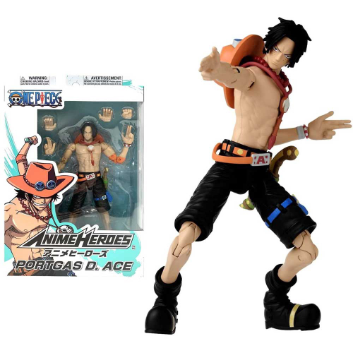 Boneco Bandai Anime Heroes One Piece - Portgas D. Ace