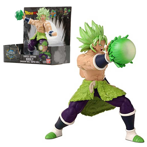 Boneco Dragon Ball Super Broly Saiyajin Articulado Bandai