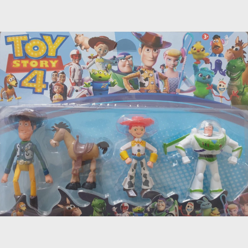 Kit Toy Story Encartelado - 4 Personagens no Shoptime